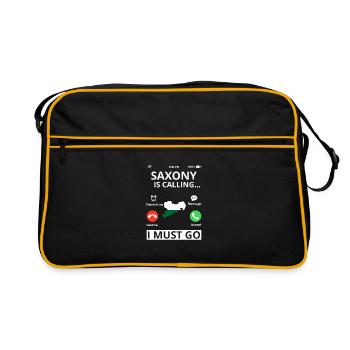 Drapeau de Saxe Drapeau saxon Ossi Holiday SN - Sac Retro - noir/or - Devant