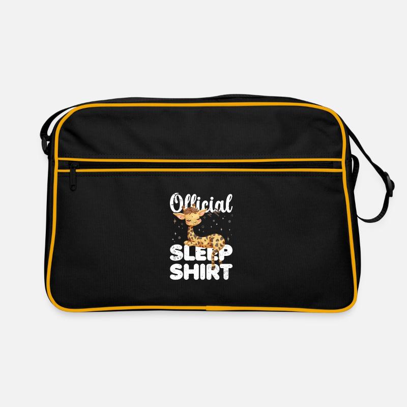 Giraffe Official Sleep Shirt Lazy Relax Retro Bag