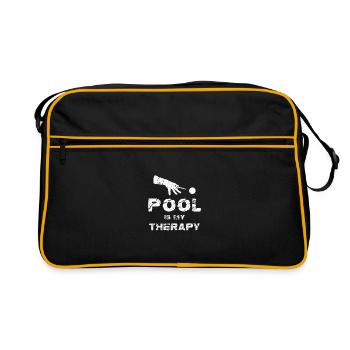 Just A Girl Who Loves Billiards Pool Snooker Lovers - Retro Bag - black/gold - Front