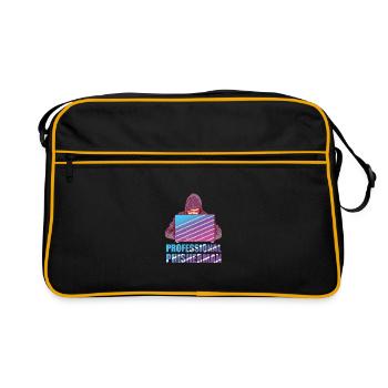 Funny Programmer Computer Geek Code Fun Love - Retro Bag - black/gold - Front