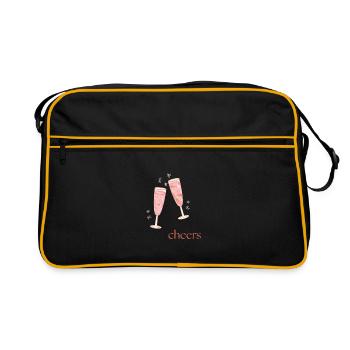 Cheers - Retro Bag - black/gold - Front