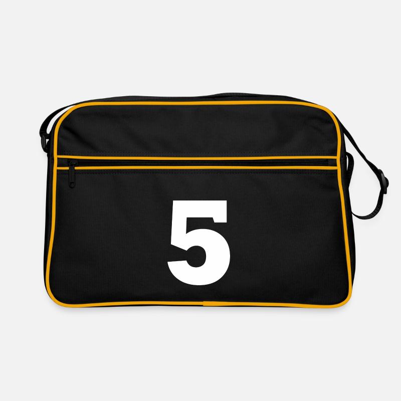 5 - Retro Bag - black/gold