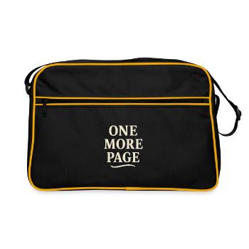 Another Page - Retro Bag - black/gold - Front