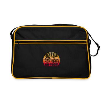Retraités en tournée | Vélo | vélo - Sac Retro - noir/or - Devant