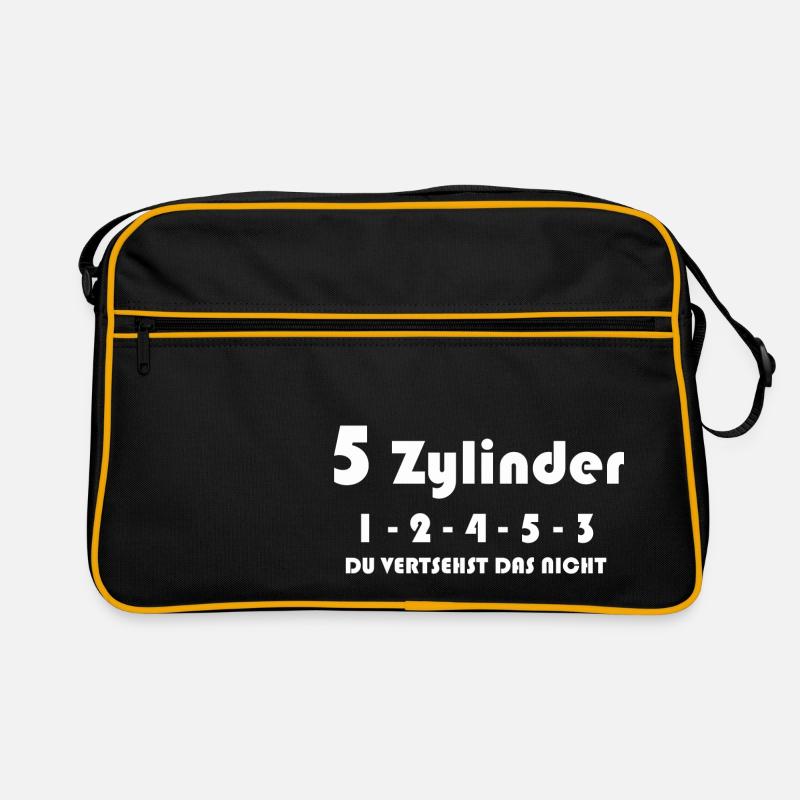 5 Zylinder Retro Tasche