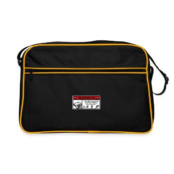 Warning - Sac Retro - noir/or - Devant