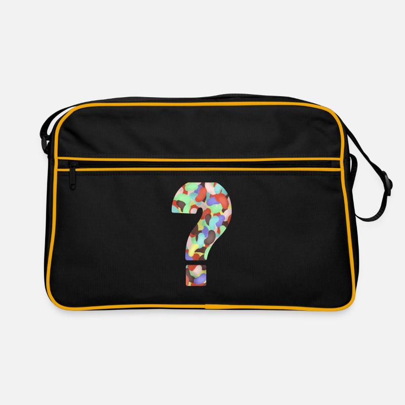 Jelly beans question mark sweets Retro Bag
