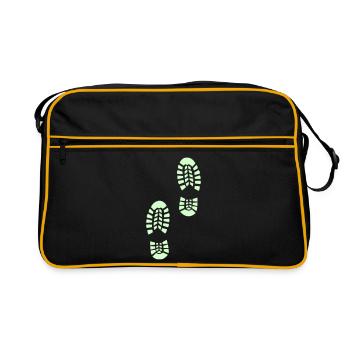 Sentier extérieur - Sac Retro - noir/or - Devant