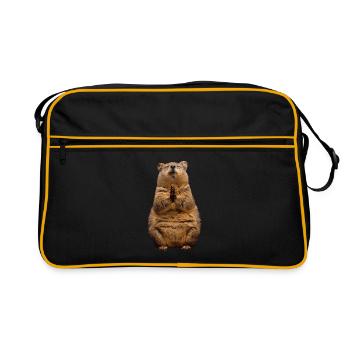 Quokka - Sac Retro - noir/or - Devant