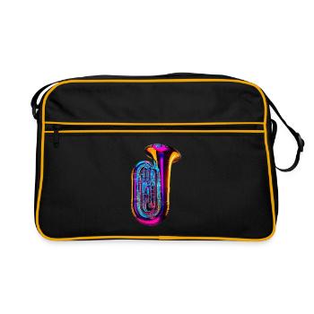 Tuba - Retro Bag - black/gold - Front