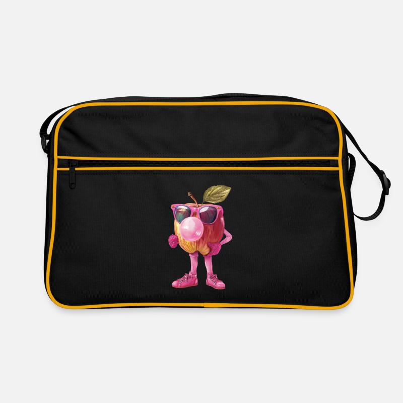 Apfel Retro Tasche