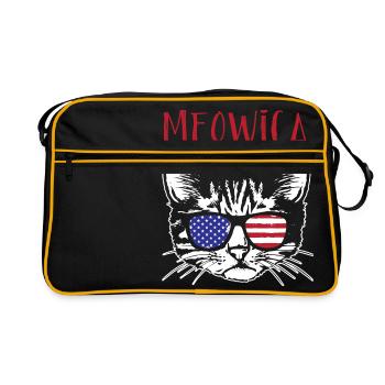 Meowica - Retro Bag - black/gold - Front