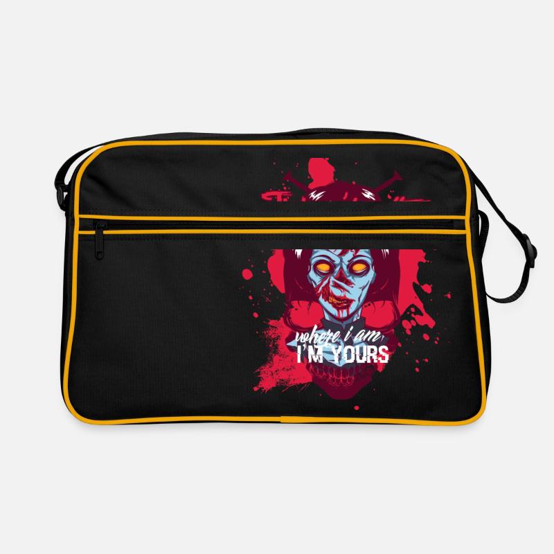 Ich gehöre dir - Retro Tasche - Schwarz/Gold