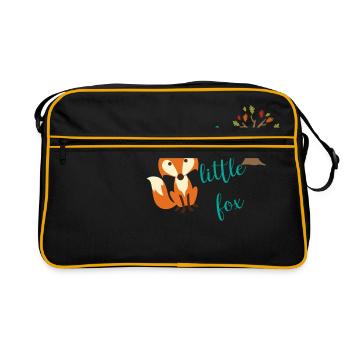 A little Fox - Retro Bag - black/gold - Front