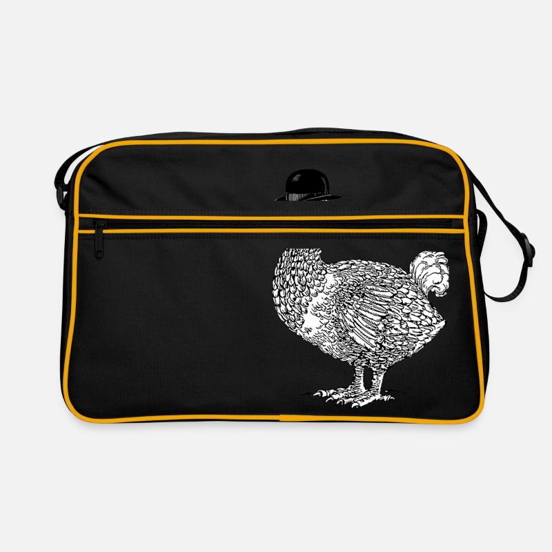 Dodo with hat Retro Bag