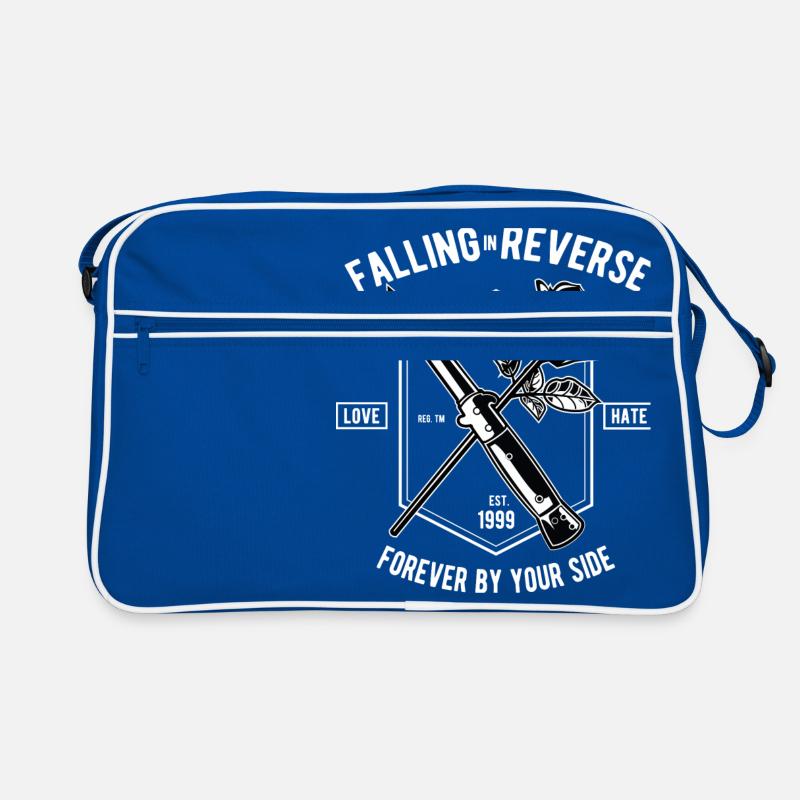 Falling In Reverse Love Hate Rose Knife Forever Retro Bag