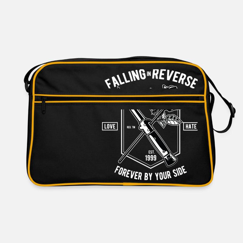 Falling In Reverse Love Hate Rose Knife Forever Retro Bag