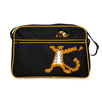 tigre - Sac Retro - noir/or - Devant