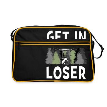 Get In Loser - Retro Bag - black/gold - Front