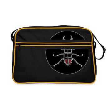 Stag beetle - nature - Retro Bag - black/gold - Front