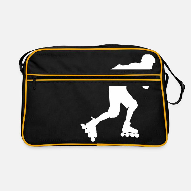 Patins rollers rollers patins - Sac Retro - noir/or