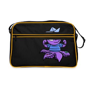 Tony Tattoo - Retro Bag - black/gold - Front