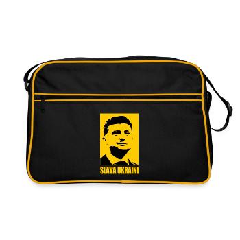Slava ukraini - Sac Retro - noir/or - Devant