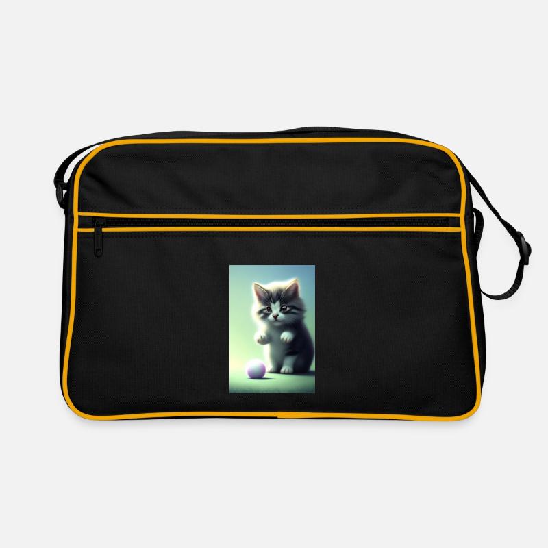 Petit bébé chat mignon Sac Retro