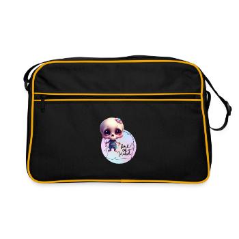 Squelette « Unique » - Sac Retro - noir/or - Devant