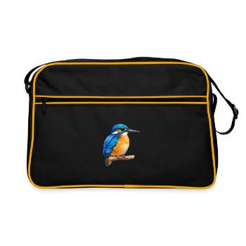 Königsfischer Farbenspiel - Retro Bag - black/gold - Front