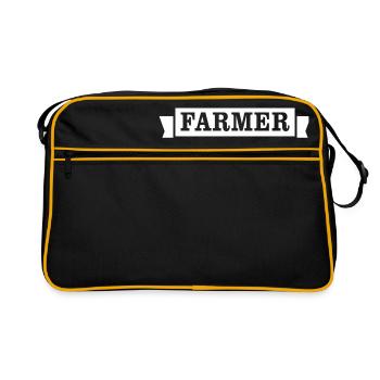Farmer Badge - Sac Retro - noir/or - Devant