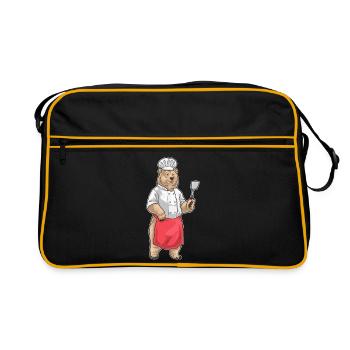 Cuisson à la spatule Bär Koch - Sac Retro - noir/or - Devant
