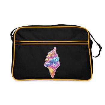 Glace Rainbow Soft - Sac Retro - noir/or - Devant