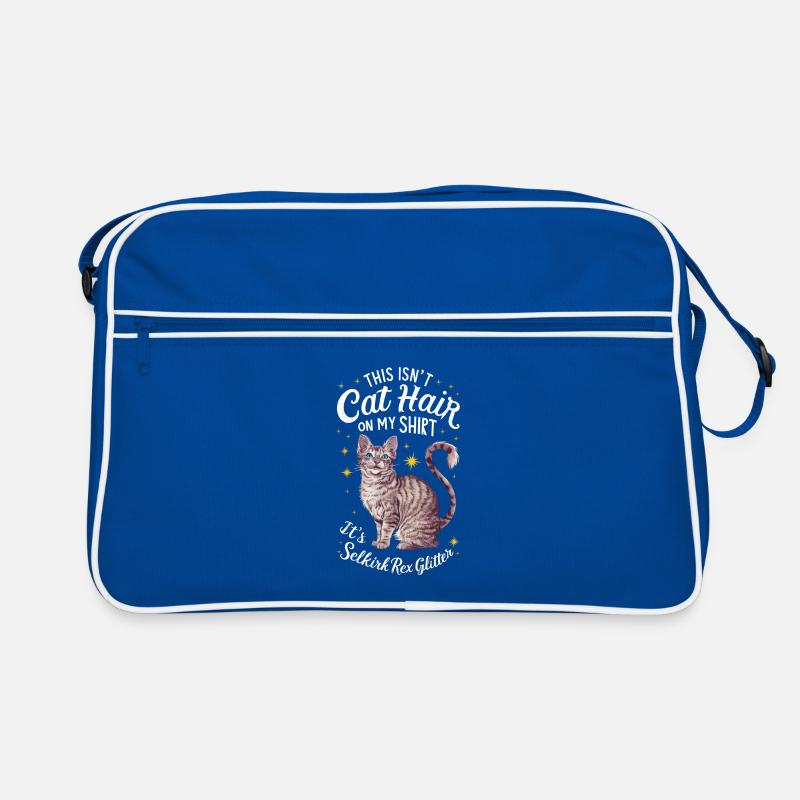 Katze Selkirk Rex Geschenk Retro Tasche