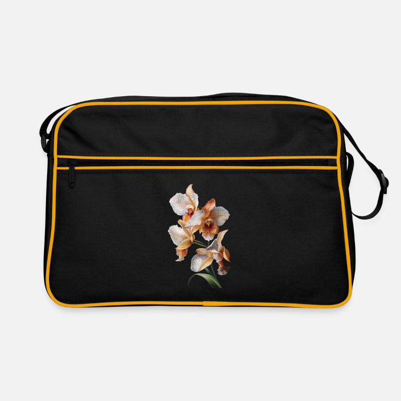 Orchidee Retro Tasche