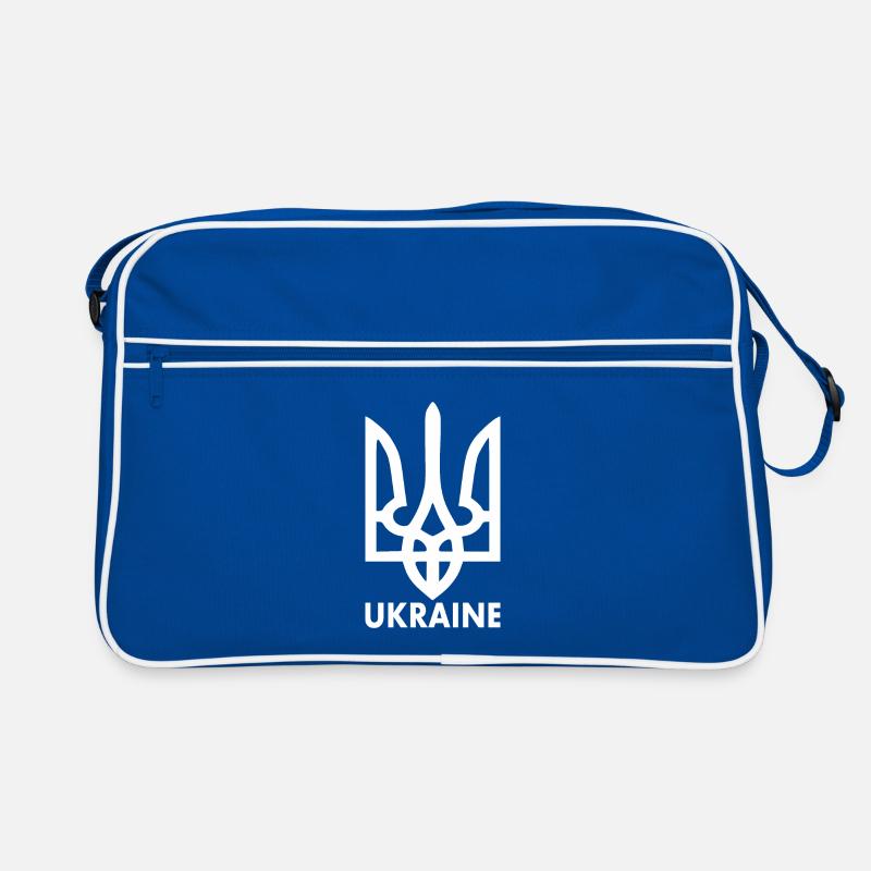Ukraine wappen Retro Tasche