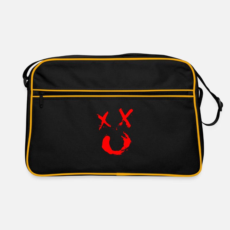 Halloween No.3 (Happy Smile) - pourriture / rouge Sac Retro