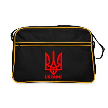 Ukraine - Retro Bag - black/gold - Front