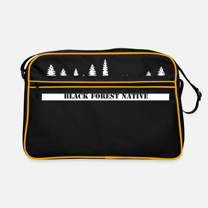Forêt Noire indigène Sac Retro