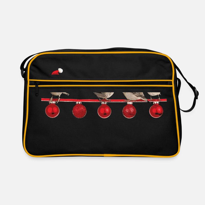 oiseau de Noël Sac Retro