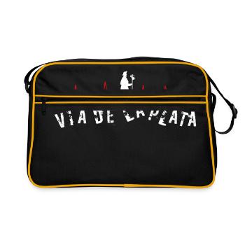 Chemin de Saint-Jacques pèlerins Heartbeat Via de la Plata - Sac Retro - noir/or - Devant