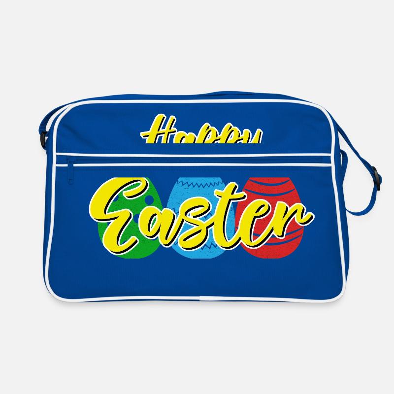 cadeau célébration Lapin de Pâques - Joyeuses Pâques Sac Retro