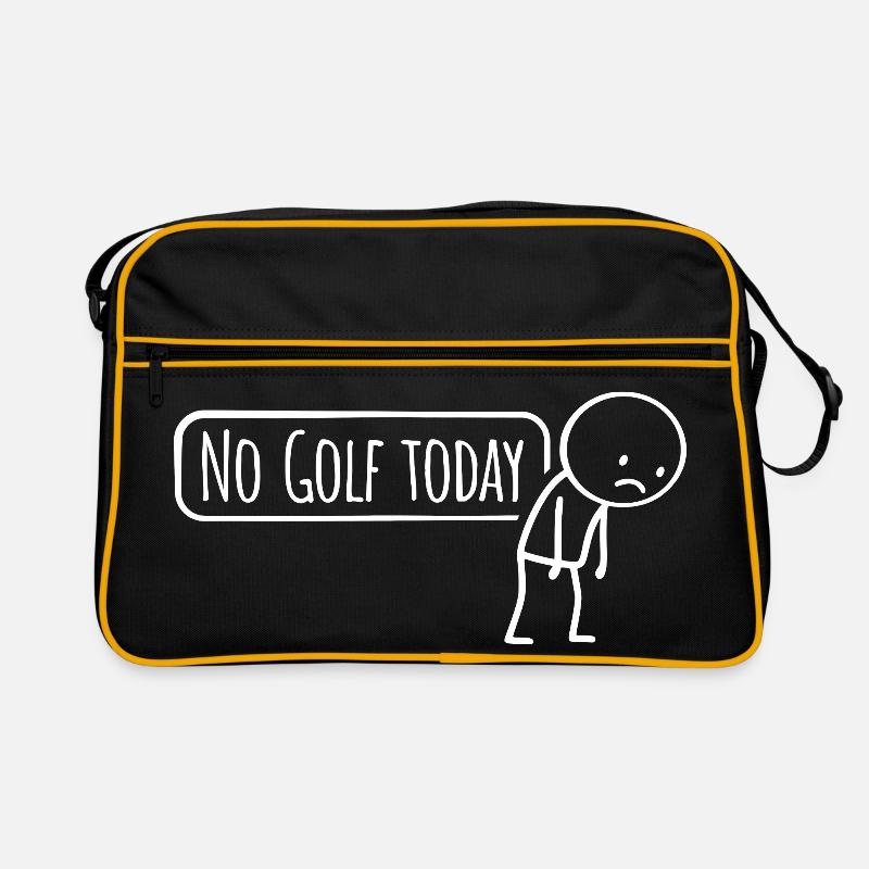 No_Golf_today_White Retro Bag