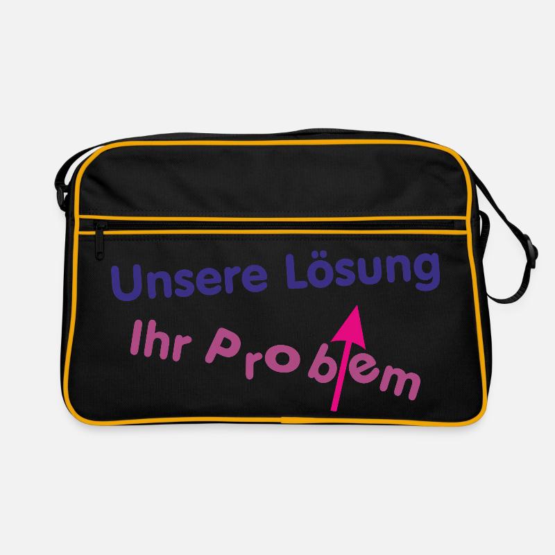 Unsere Lösung (wird) Ihr Problem ... Retro Tasche