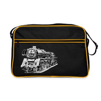 Steam locomotive - Retro Bag - black/gold - Front