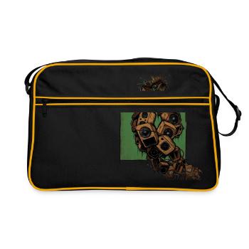 dub alliance - Sac Retro - noir/or - Devant