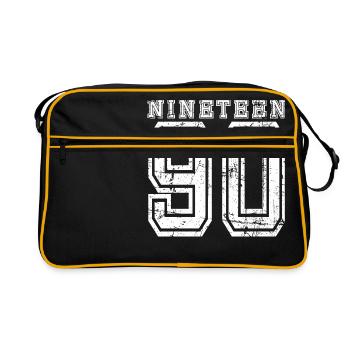 NINETEEN 1990 - Retro Bag - black/gold - Front