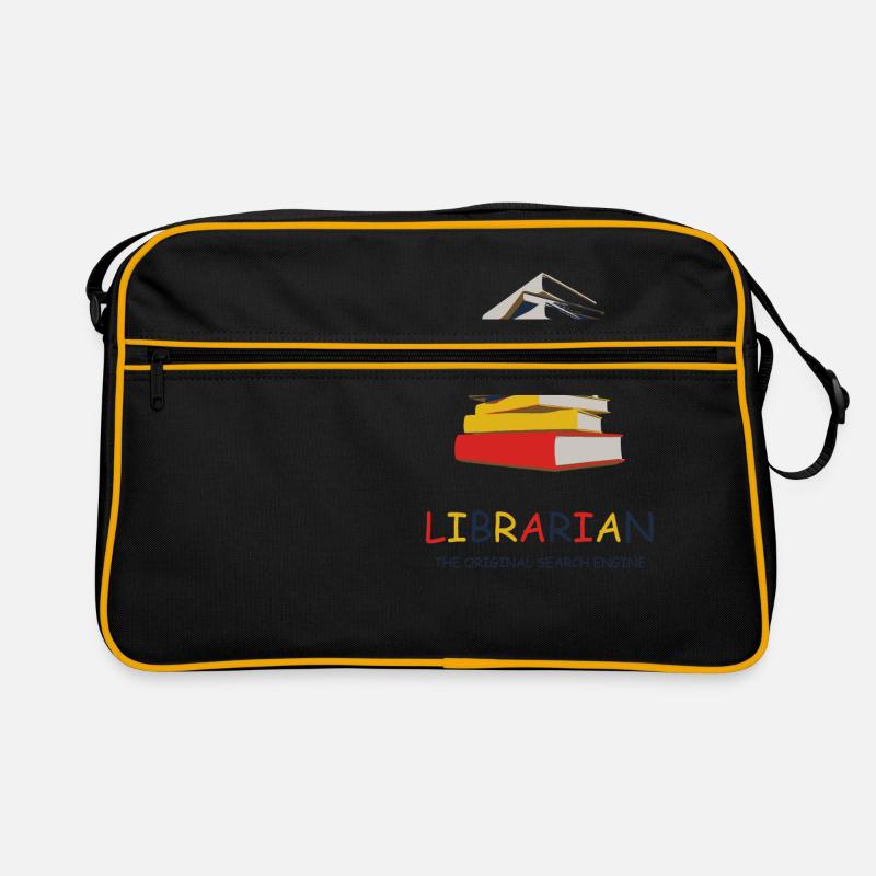 Library Library Librarian Retro Bag
