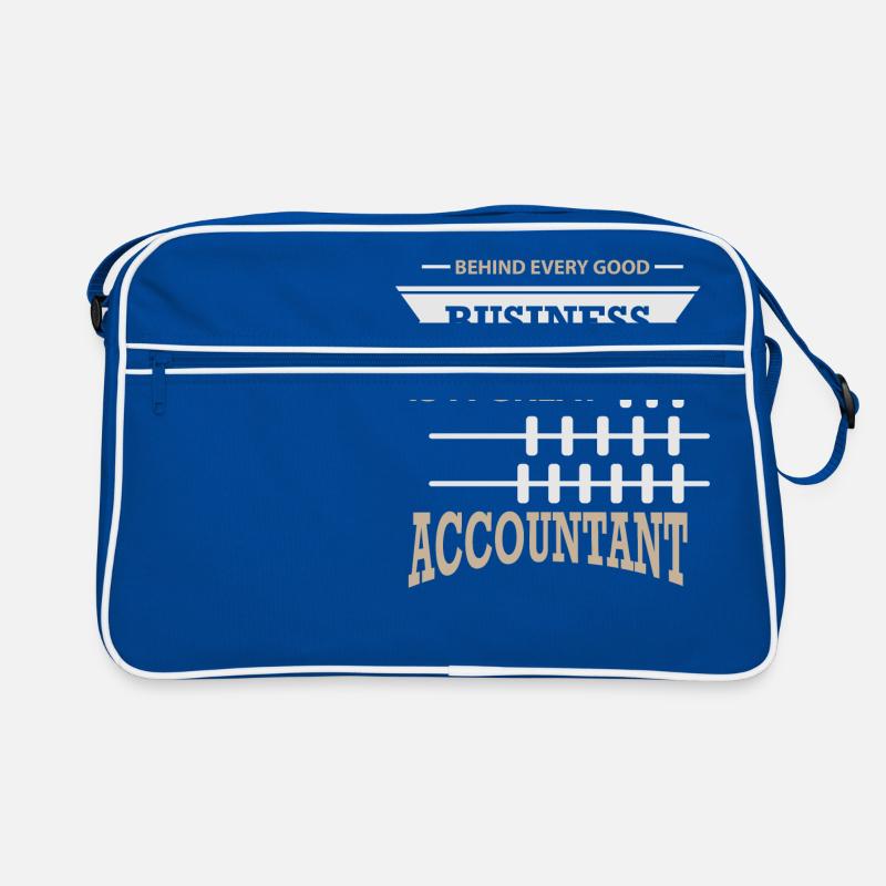 Buchführer Buchhalter Finanzamt Revisor Controller Retro Tasche