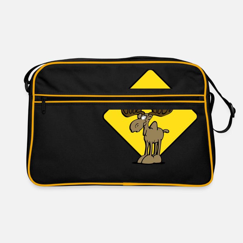 Caution Moose Moose Retro Bag